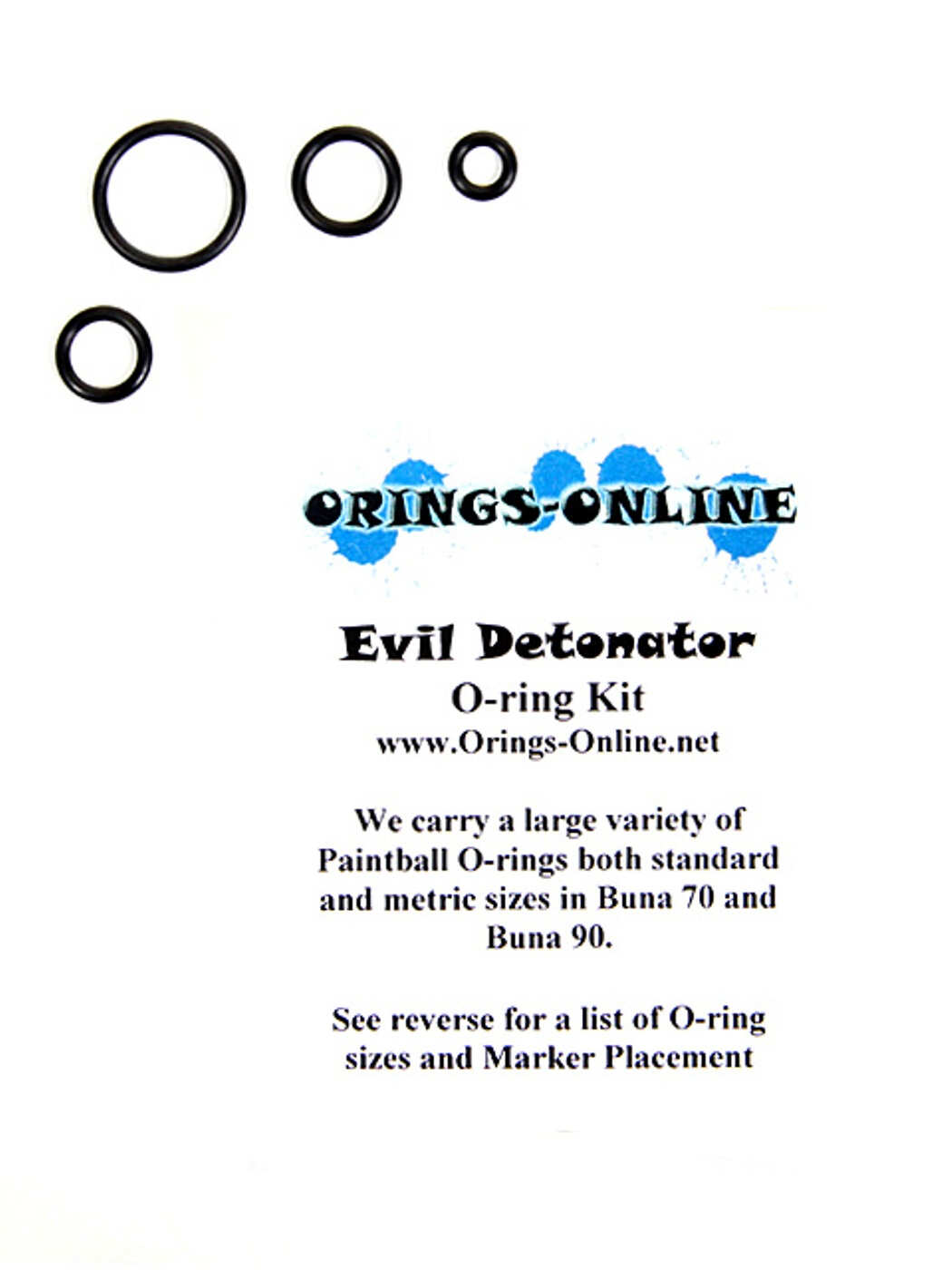 Evil Detonator O-ring Kit